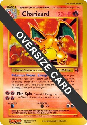 Charizard - 4/102 (CoroCoro Promo) 4 - Jumbo Cards