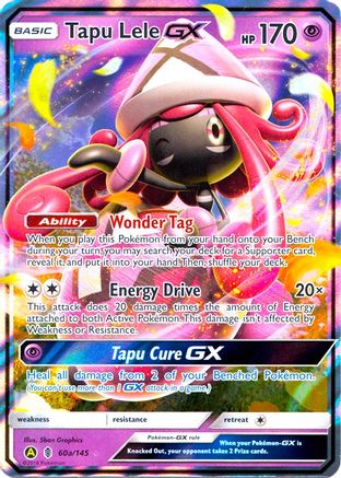 Tapu Lele GX - 60a/145  - Alternate Art Promos Holofoil
