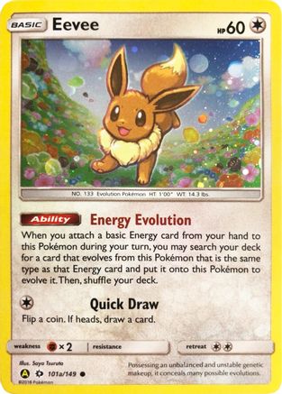 Eevee 101a/149 - Alternate Art Promos Holofoil - Promo