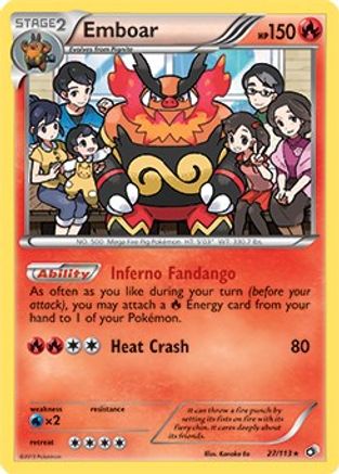 Emboar 027/113 - Deck Exclusives Normal - Rare