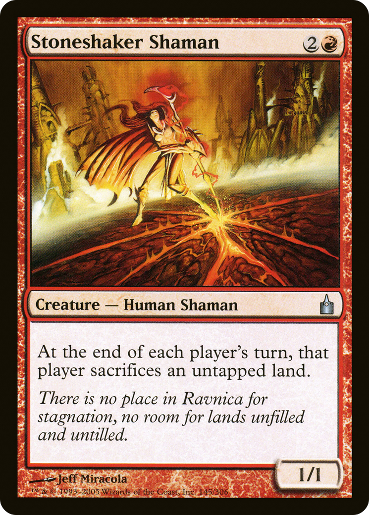 Stoneshaker Shaman (RAV-145) - Ravnica: City of Guilds Foil