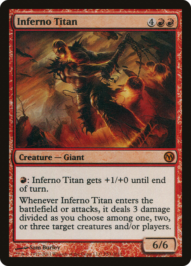 Inferno Titan (PDP12-003) - Duels of the Planeswalkers 2012 Promos  Foil