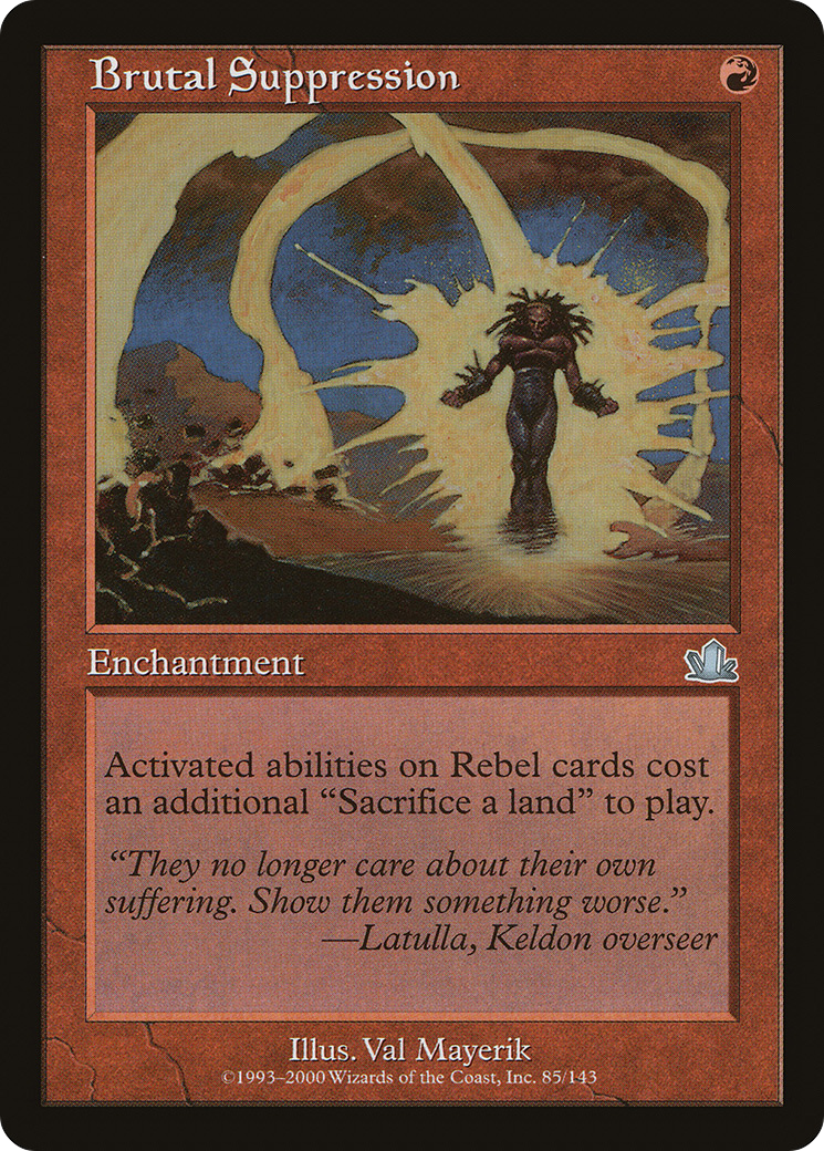 Brutal Suppression (PCY-085) - Prophecy Foil