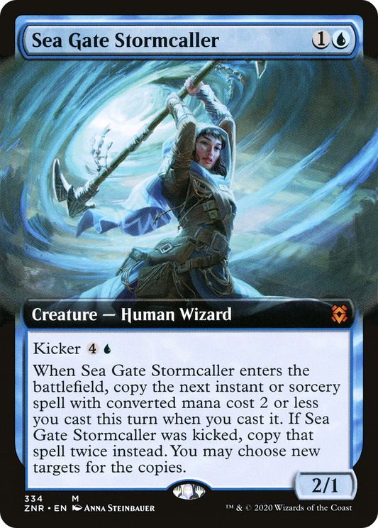 Sea Gate Stormcaller (ZNR-334) - Zendikar Rising: (Extended Art) Foil