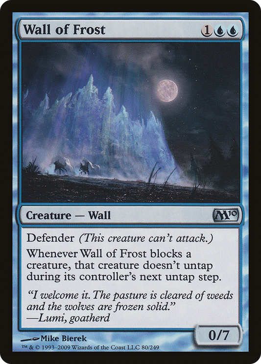 Wall of Frost (M10-080) - Magic 2010