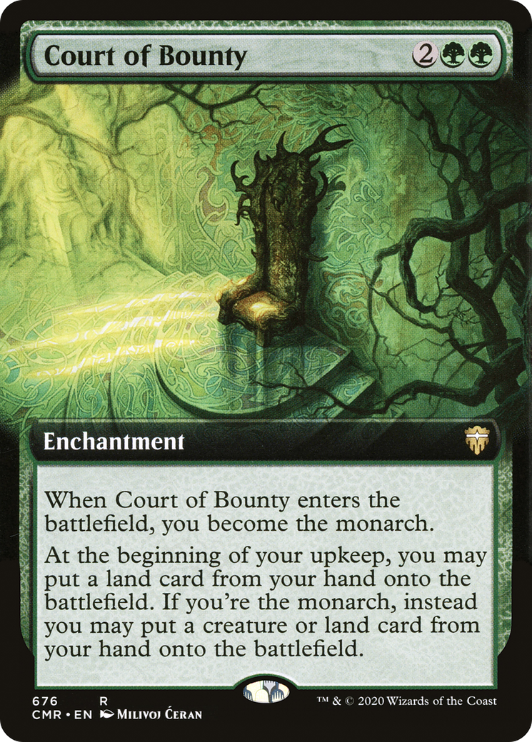 Court of Bounty (CMR-676) - Commander Legends: (Extended Art)