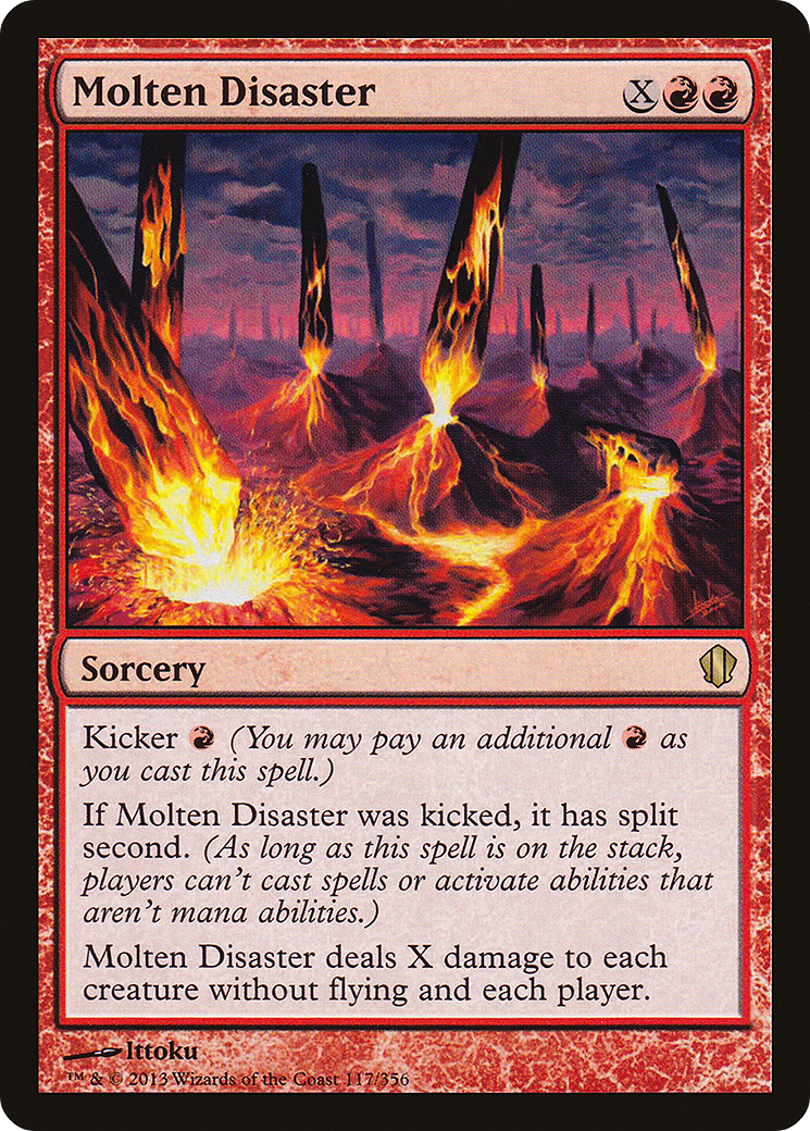 Molten Disaster (C13-117) - Commander 2013