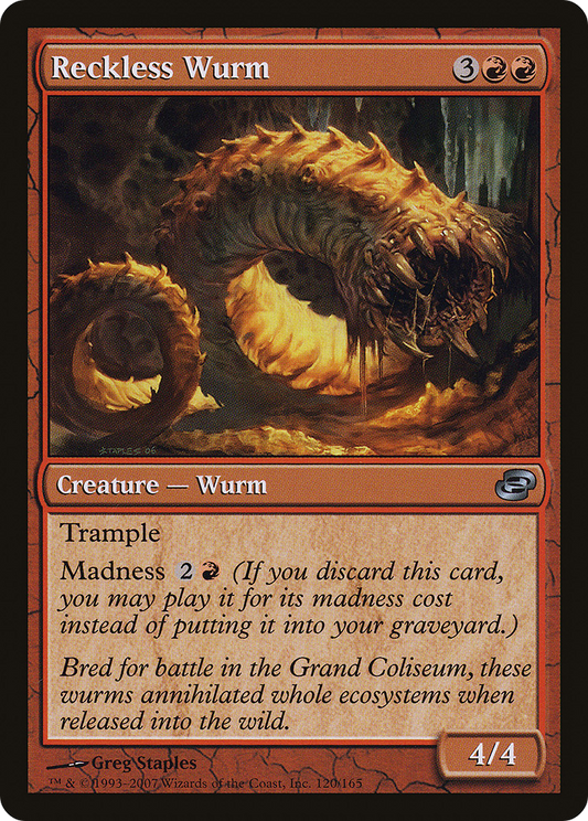 Reckless Wurm (PLC-120) - Planar Chaos: (colorshifted)