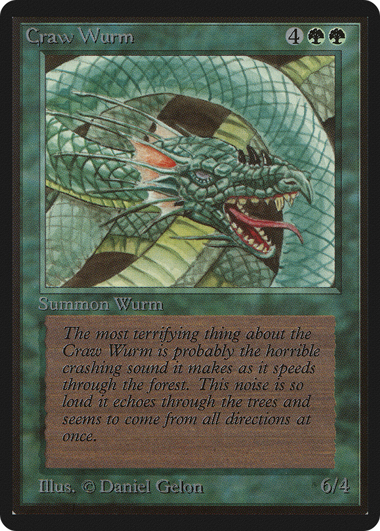 Craw Wurm (LEB-191) - Limited Edition Beta