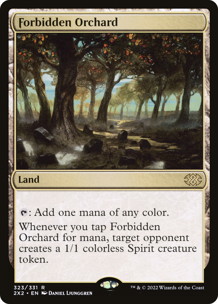Forbidden Orchard  (2X2-323) - Double Masters 2022 Foil