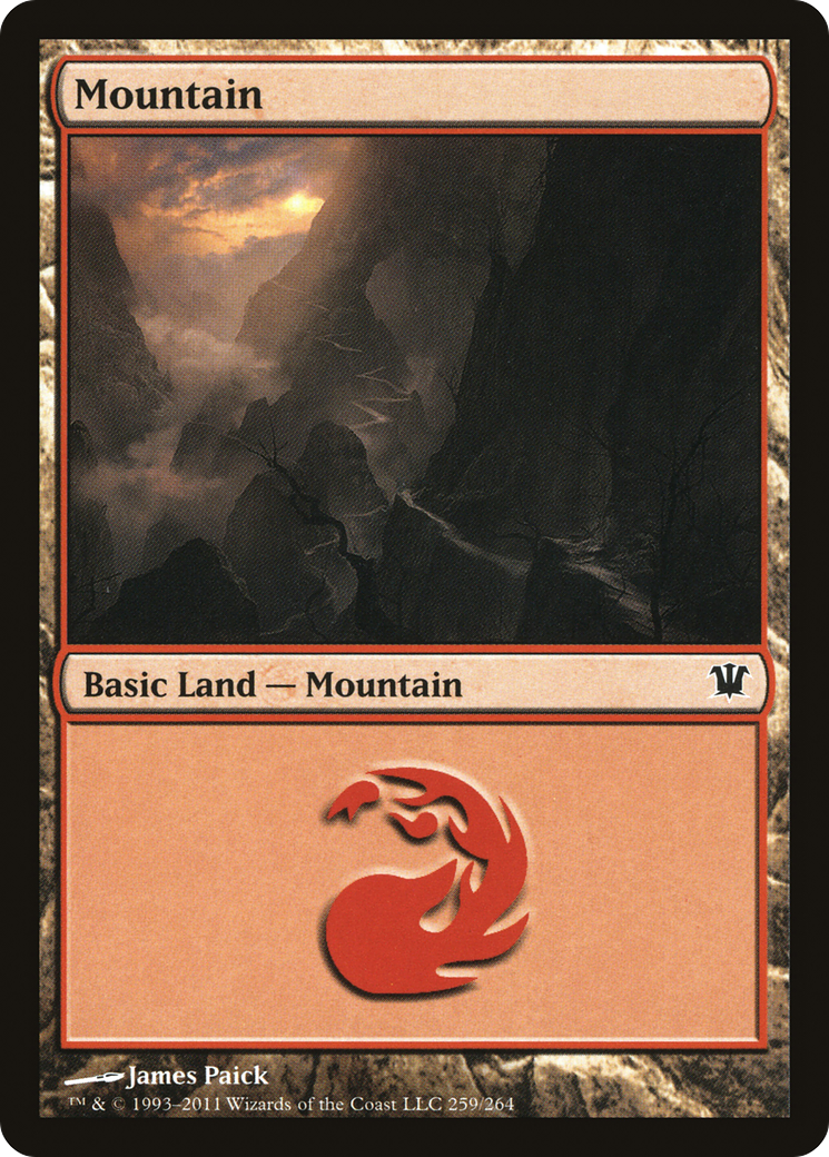 Mountain (ISD-259) - Innistrad Foil