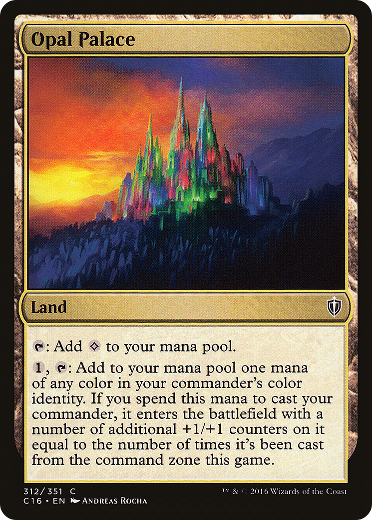 Opal Palace (C16-312) - Commander 2016