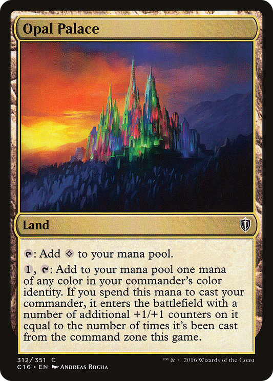 Opal Palace (C16-312) - Commander 2016