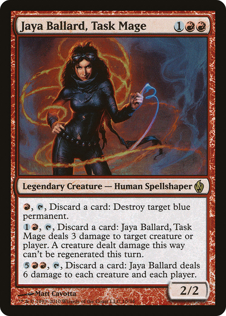 Jaya Ballard, Task Mage (PD2-010) - Premium Deck Series: Fire and Lightning Foil