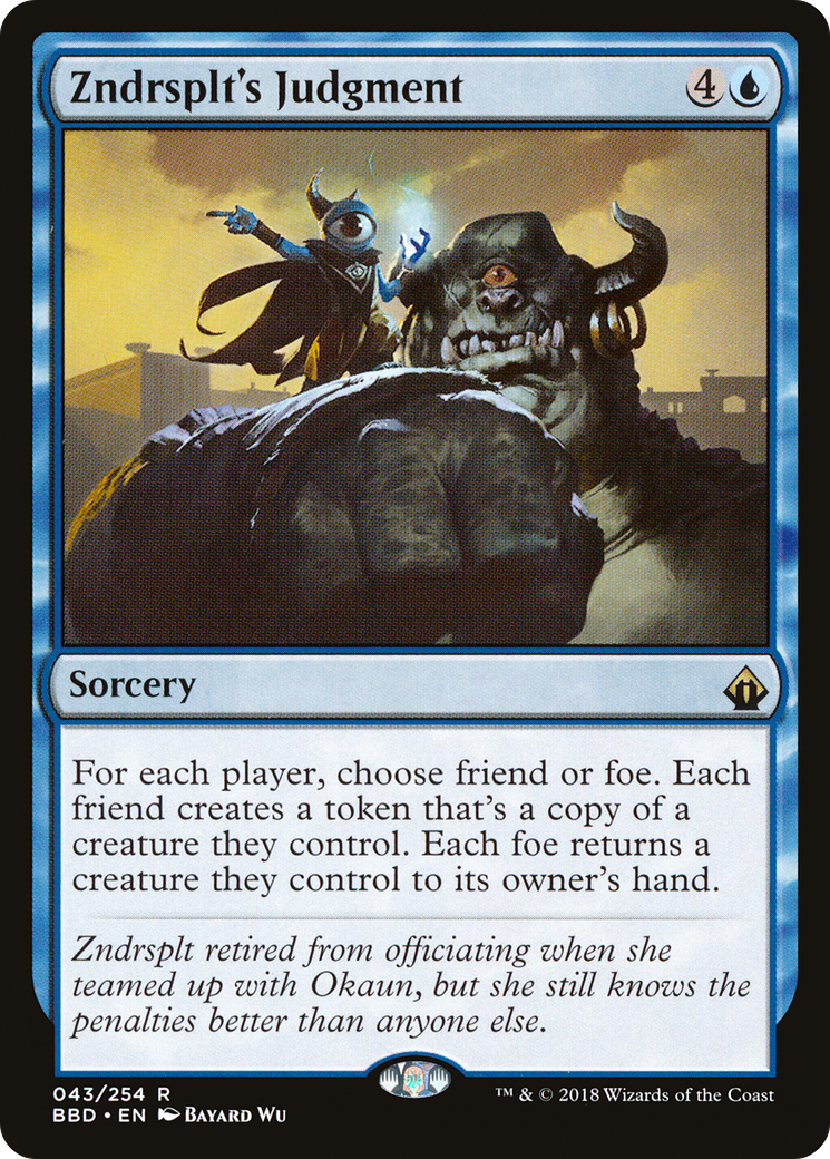 Zndrsplt's Judgment (BBD-043) - Battlebond Foil