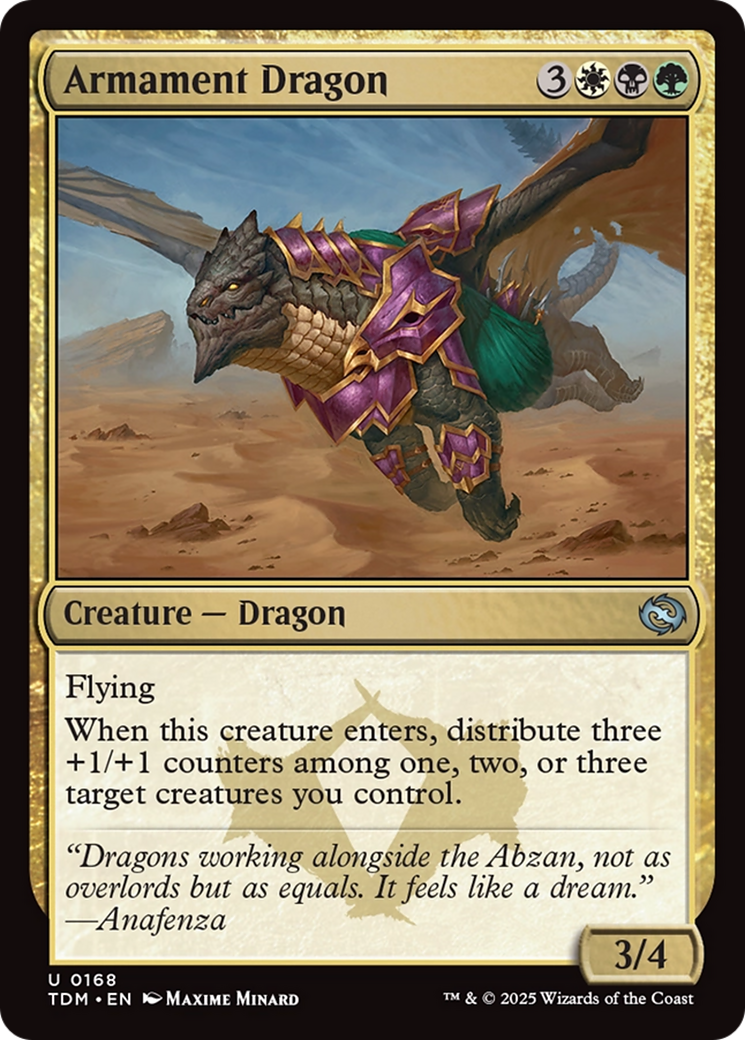 Armament Dragon (TDM-168) - Tarkir: Dragonstorm
