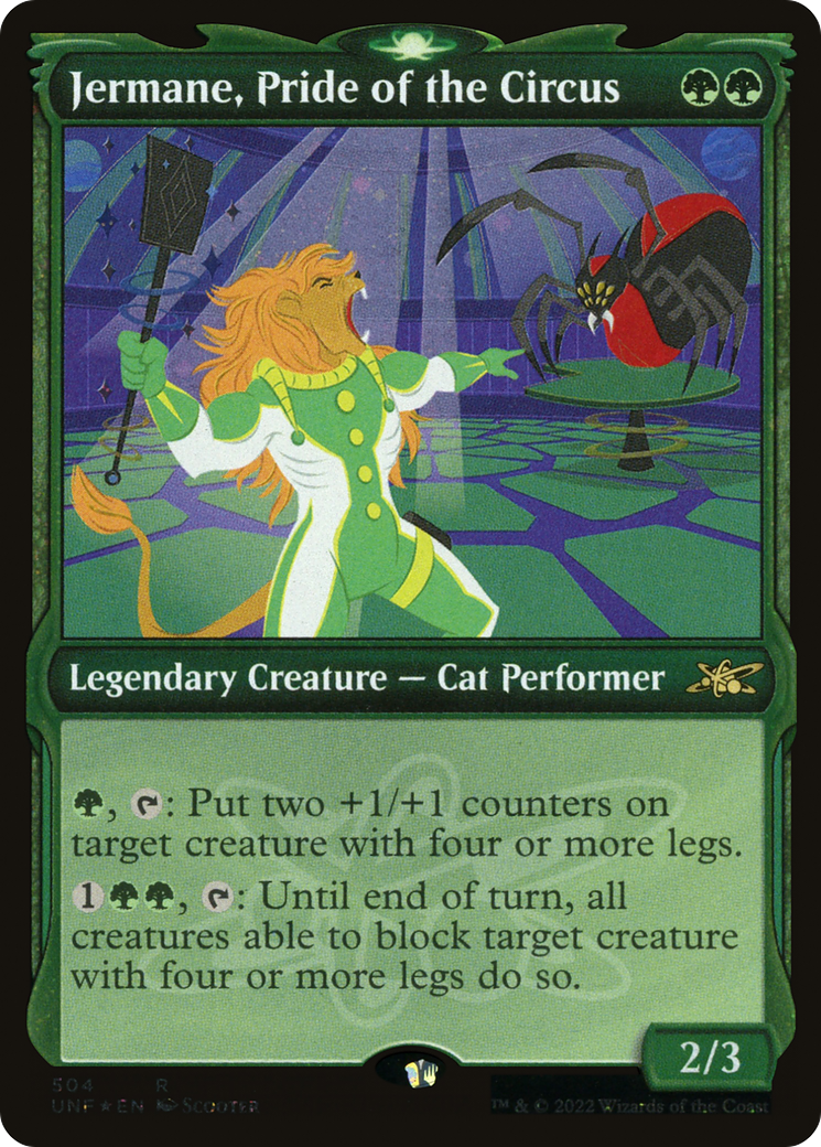 Jermane, Pride of the Circus (UNF-504) - Unfinity: (Showcase) Foil