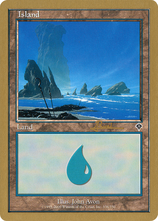 Island (WC01-AR336) - World Championship Decks 2001