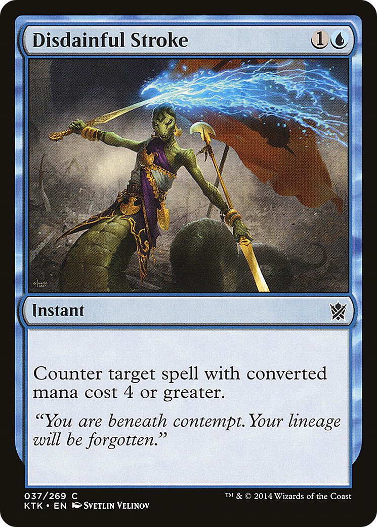 Disdainful Stroke (KTK-037) - Khans of Tarkir Foil