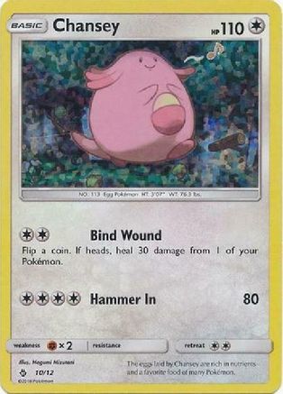 Chansey 10/12 - McDonalds Collection 2018 Holofoil