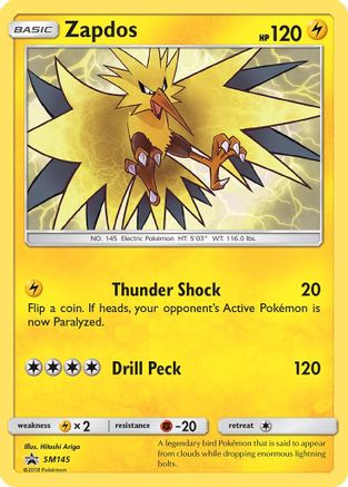 Zapdos (SM145/248) - SM Promos Holofoil - Promo