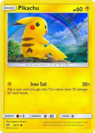 Pikachu - 28/73 (Water Web Holo) 28 - Miscellaneous Cards & Products Holofoil