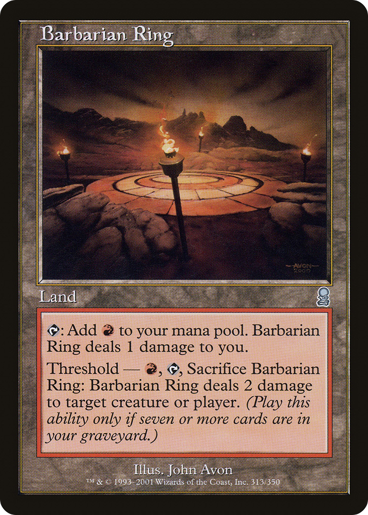 Barbarian Ring (ODY-313) - Odyssey Foil