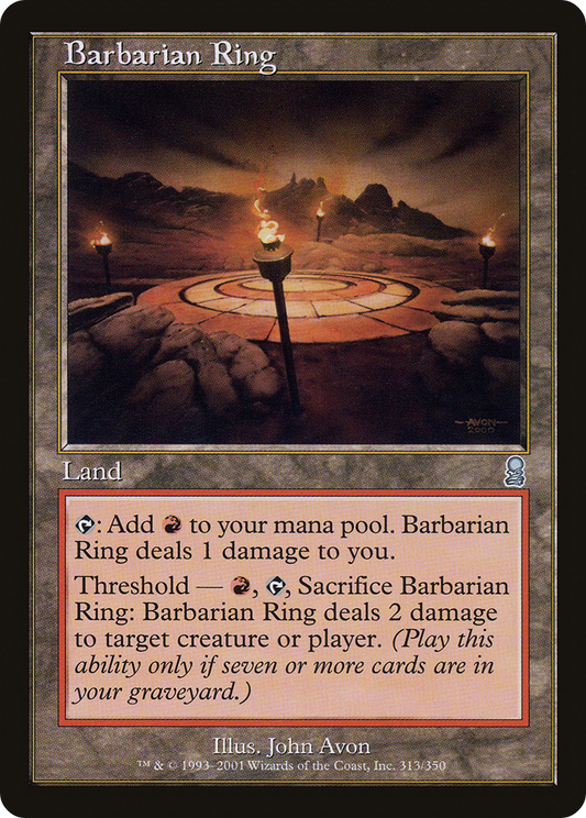 Barbarian Ring (ODY-313) - Odyssey Foil