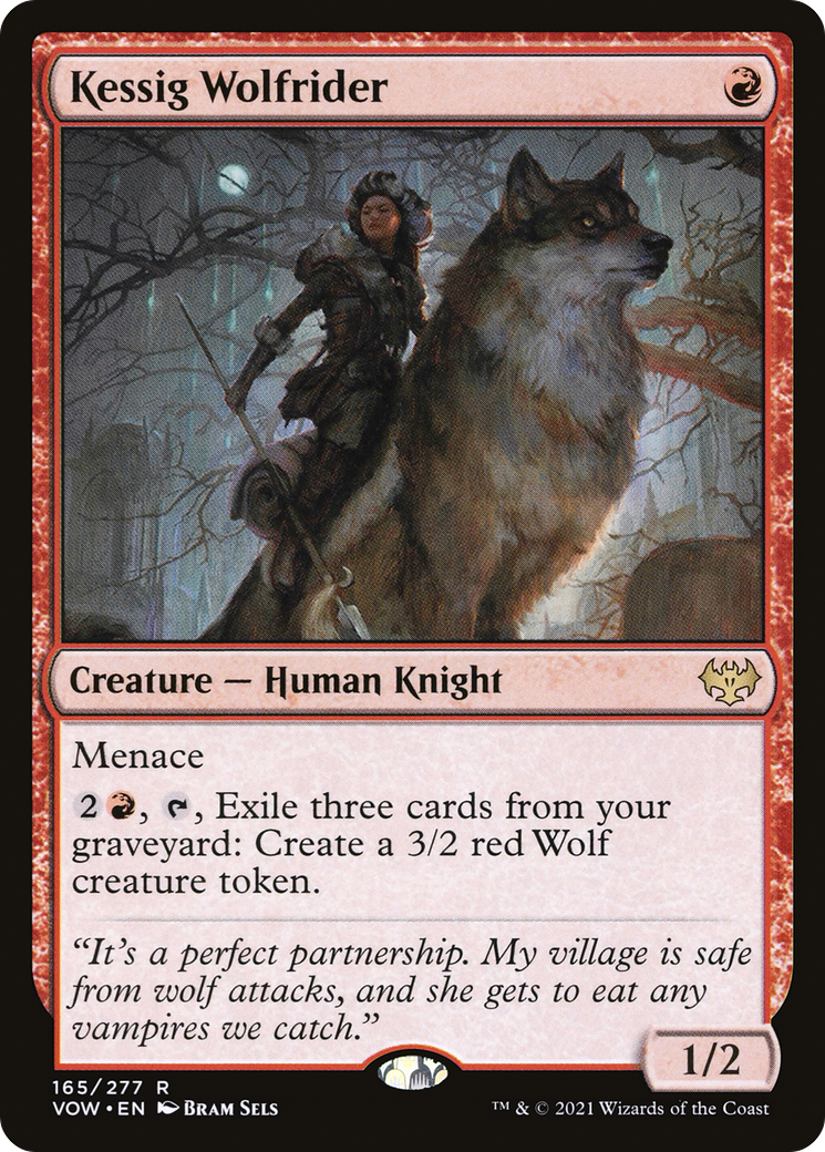 Kessig Wolfrider  (VOW-165) - Innistrad: Crimson Vow