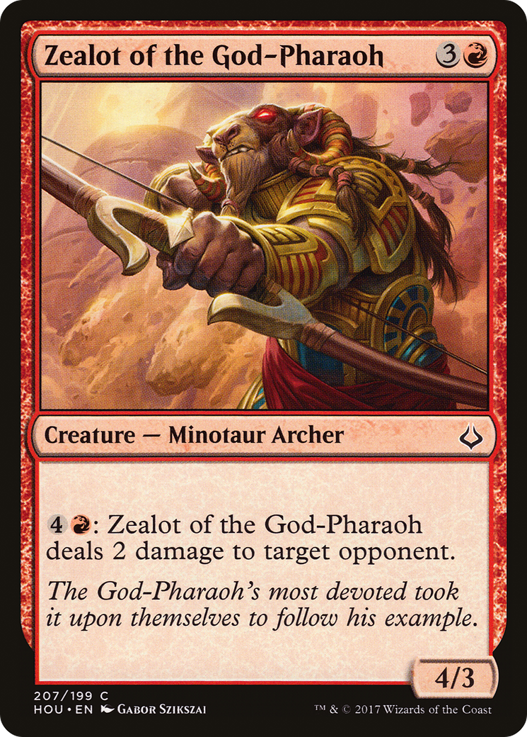 Zealot of the God-Pharaoh (HOU-207) - Hour of Devastation