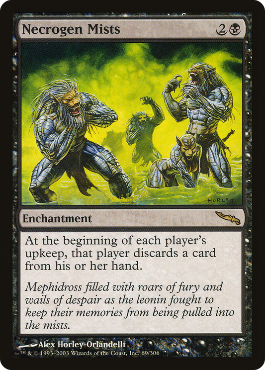 Necrogen Mists (MRD-069) - Mirrodin Foil