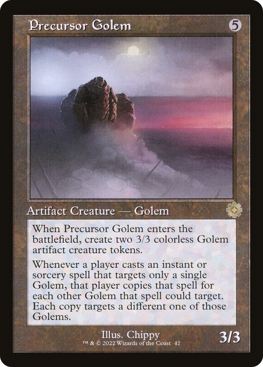 Precursor Golem (BRR-042) - The Brothers' War Retro Artifacts Foil