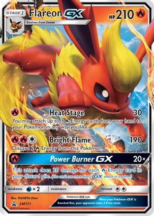 Flareon GX SM171 - SM Promos Holofoil - Promo
