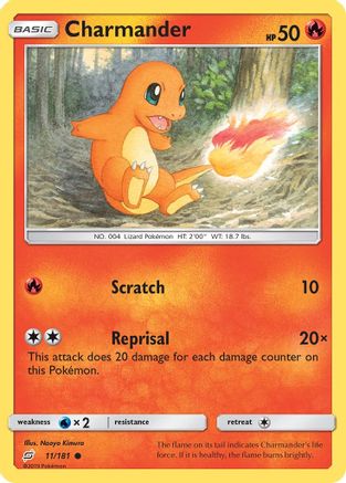 Charmander (11/181) - SM  Team Up  - Common