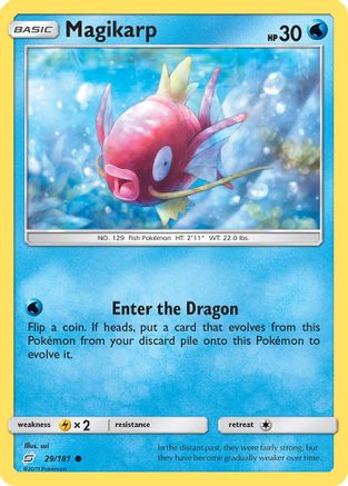 Magikarp (29/181) - SM  Team Up Reverse Holofoil - Common