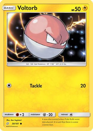 Voltorb (38/181) - SM  Team Up  - Common
