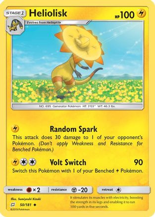 Heliolisk (50/181) - SM  Team Up  - Uncommon