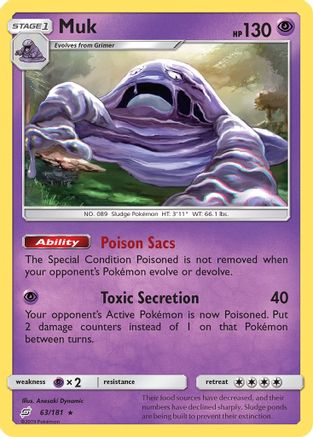 Muk (63/181) - SM  Team Up  - Rare