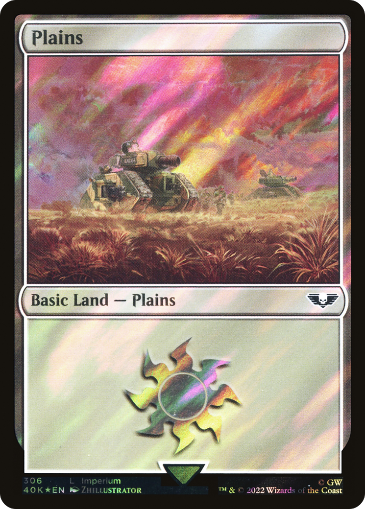 Plains (40K-306★) - Warhammer 40,000 Commander Foil