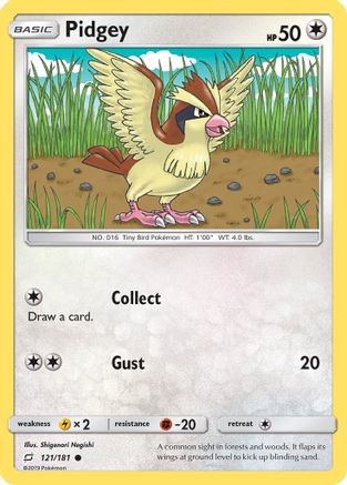 Pidgey (121/181) - SM  Team Up  - Common