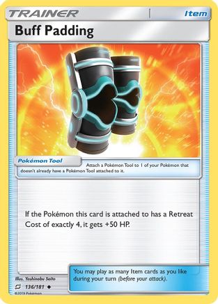 Buff Padding (136/181) - SM  Team Up Reverse Holofoil - Uncommon