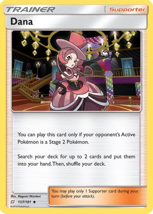 Dana (137/181) - SM  Team Up Reverse Holofoil - Uncommon