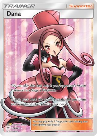 Dana (Full Art) (173/181) - SM  Team Up Holofoil - Ultra Rare