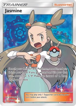 Jasmine (Full Art) (177/181) - SM  Team Up Holofoil - Ultra Rare