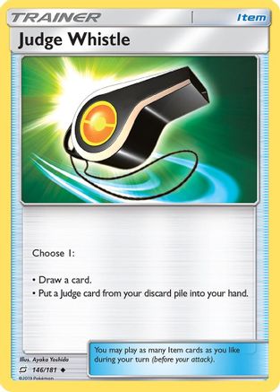 Judge Whistle (146/181) - SM  Team Up  - Uncommon