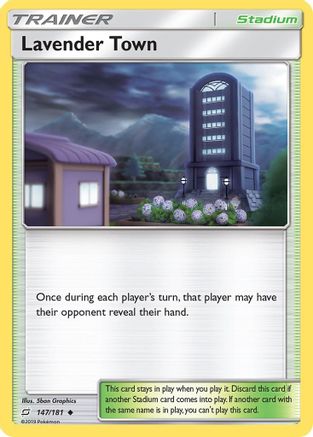 Lavender Town (147/181) - SM  Team Up  - Uncommon