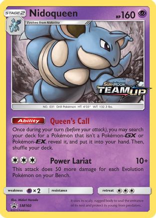 Nidoqueen (Prerelease) (SM160/248) - SM Promos Holofoil - Promo