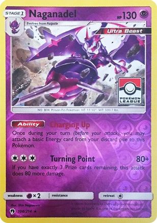 Naganadel - 108/214 (Pokemon League) 108 - League & Championship Cards Reverse Holofoil