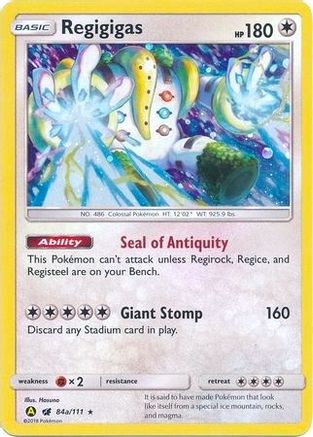 Regigigas - 84a/111  - Alternate Art Promos Holofoil