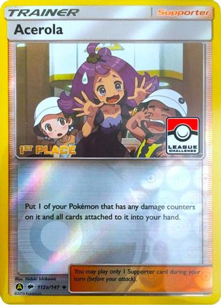 Acerola 112a/147 - Burning Shadows Reverse Holofoil